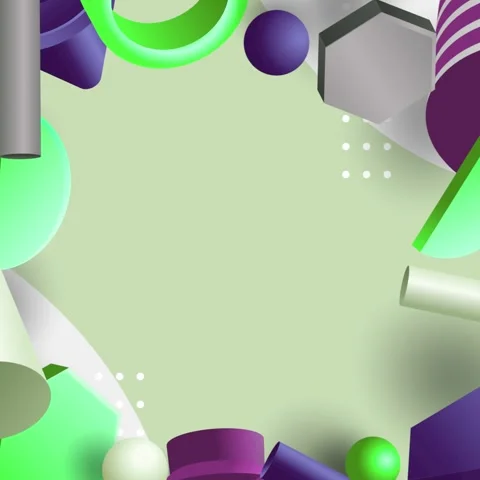 Geometric loop video Video stock 288163854