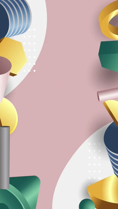 Geometric loop video Stock Footage 288163928