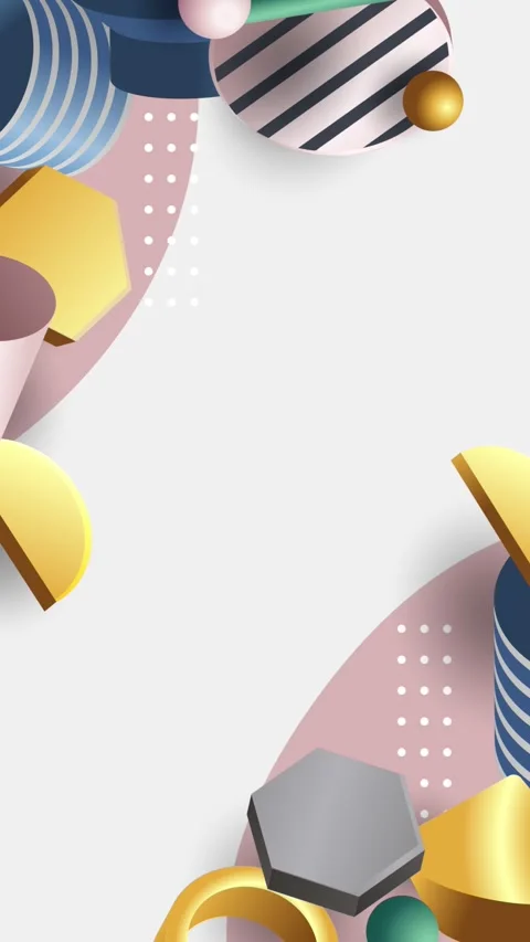 Geometric loop video Stock Footage 288163934