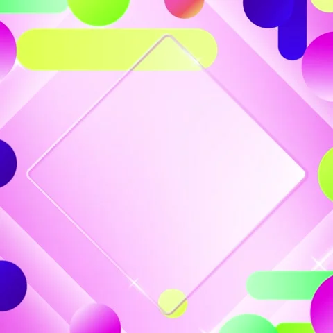 Geometric loop video Stock Footage 288164136