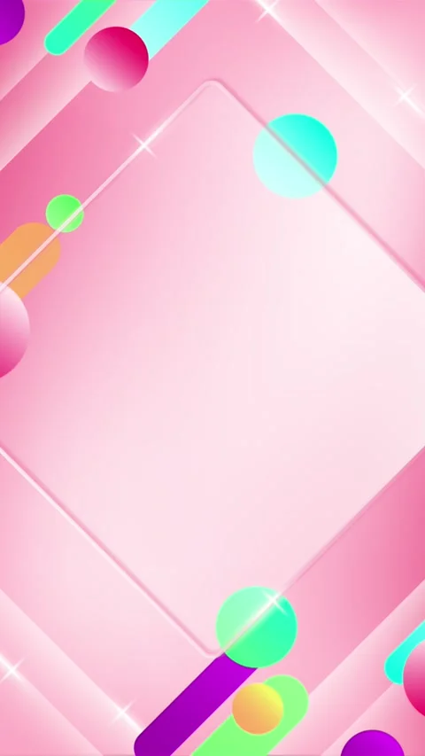 Geometric loop video Video stock 288164263