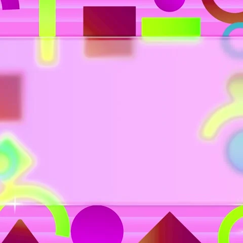 Geometric loop video Stock Footage 288164501