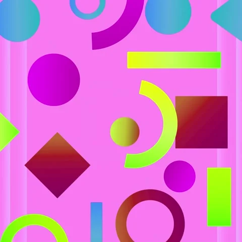 Geometric loop video Video stock 288164532