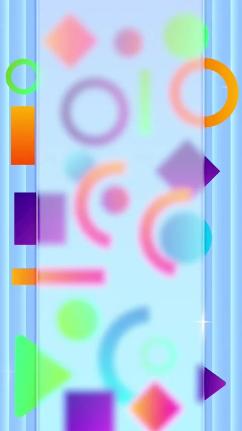 Geometric loop video Stock Footage 288164606