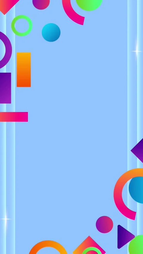 Geometric loop video Stock Footage 288164618