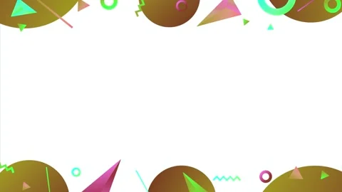 Geometric loop video Stock Footage 289182112