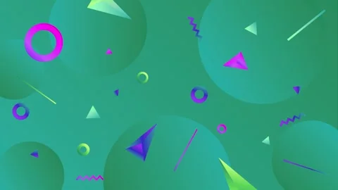 Geometric loop video Video stock 289182174