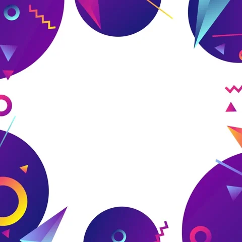 Geometric loop video Stock Footage 289182266