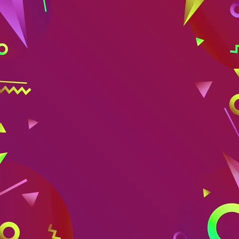 Geometric loop video Stock Footage 289182368