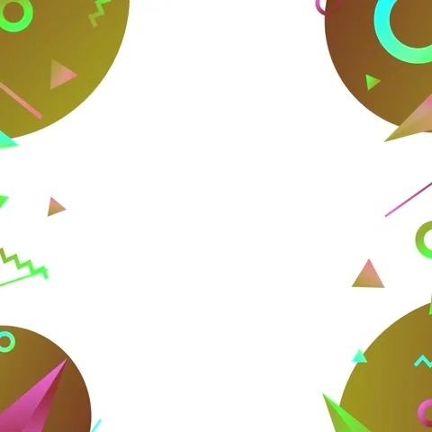 Geometric loop video Stock Footage 289182446