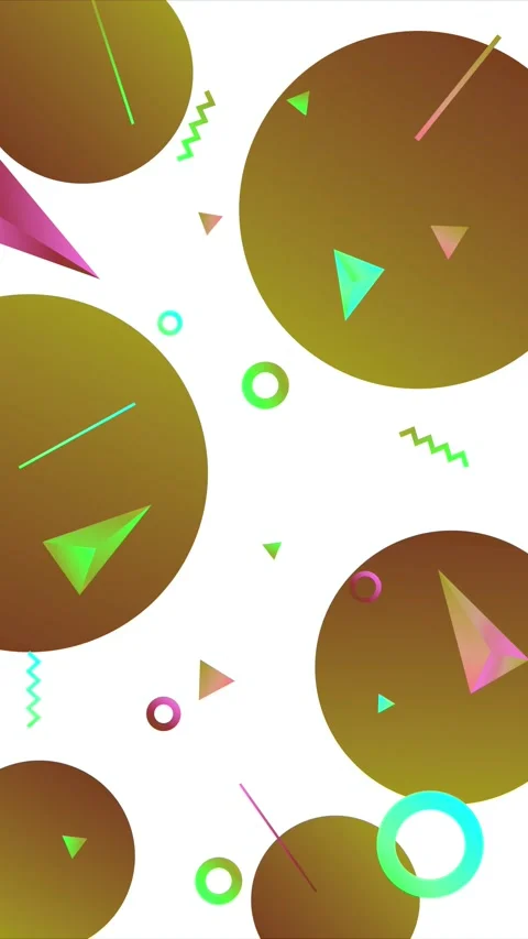 Geometric loop video Stock Footage 289182645