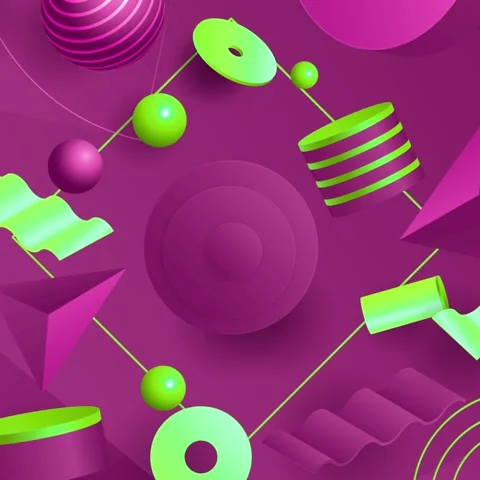 Geometric loop video Video stock 289182994