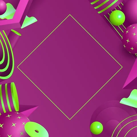 Geometric loop video Video stock 289183020