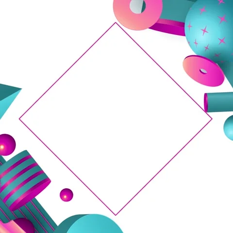 Geometric loop video Stock Footage 289183171