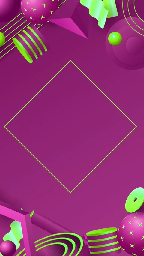 Geometric loop video Stock Footage 289183253