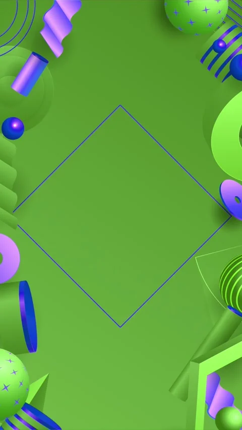 Geometric loop video Stock Footage 289183301