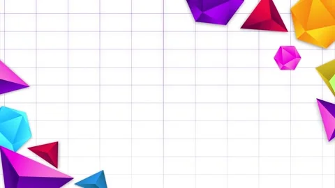 Geometric loop video Stock Footage 289183504