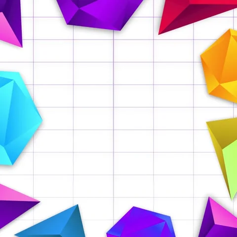 Geometric loop video Stock Footage 289183755