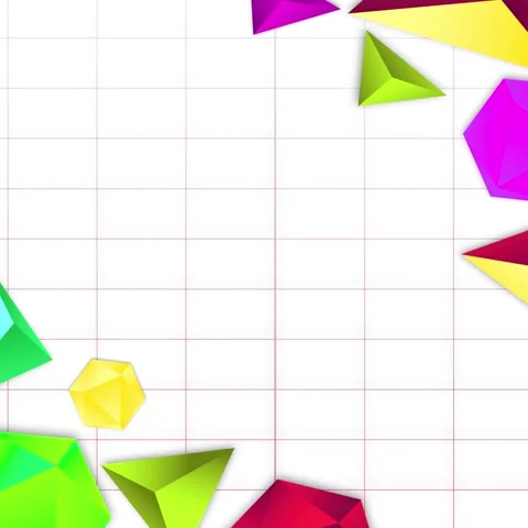 Geometric loop video Stock Footage 289184030