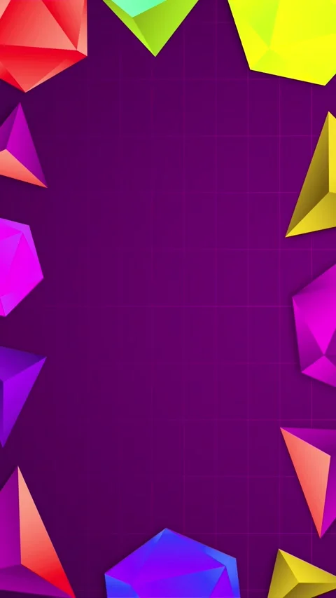 Geometric loop video Stock Footage 289184187