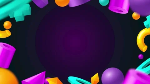 Geometric loop video Stock Footage 289265709