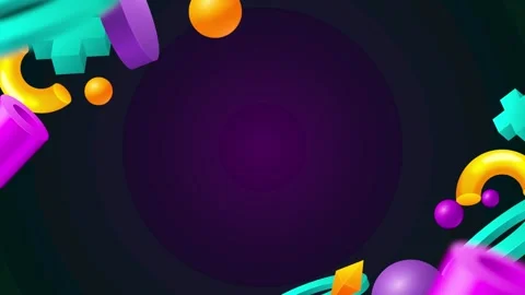 Geometric loop video Stock Footage 289265772