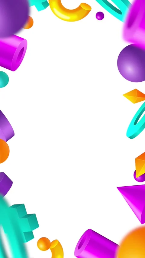 Geometric loop video Stock Footage 289266135