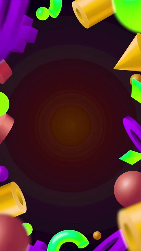 Geometric loop video Video stock 289266154