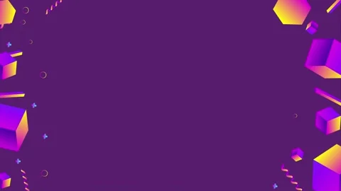 Geometric loop video Stock Footage 289266253