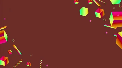 Geometric loop video Stock Footage 289266271