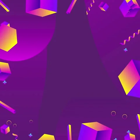 Geometric loop video Video stock 289266323