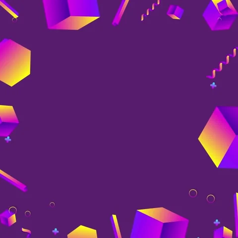 Geometric loop video Stock Footage 289266328