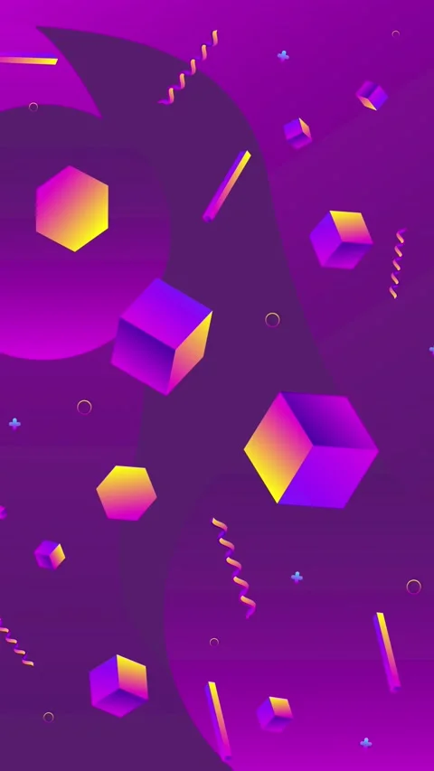 Geometric loop video Stock Footage 289266445