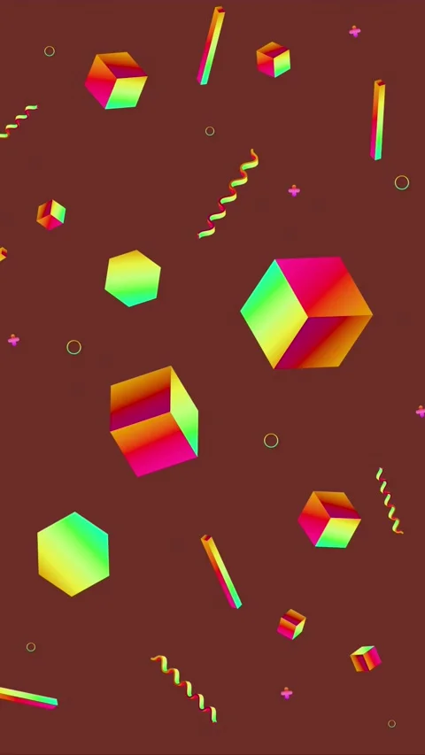 Geometric loop video Stock Footage 289266474