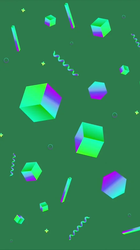 Geometric loop video Stock Footage 289266498