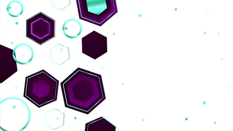 Geometric loop video Stock Footage 289502109