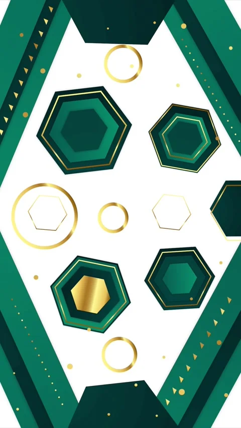 Geometric loop video Stock Footage 289502592