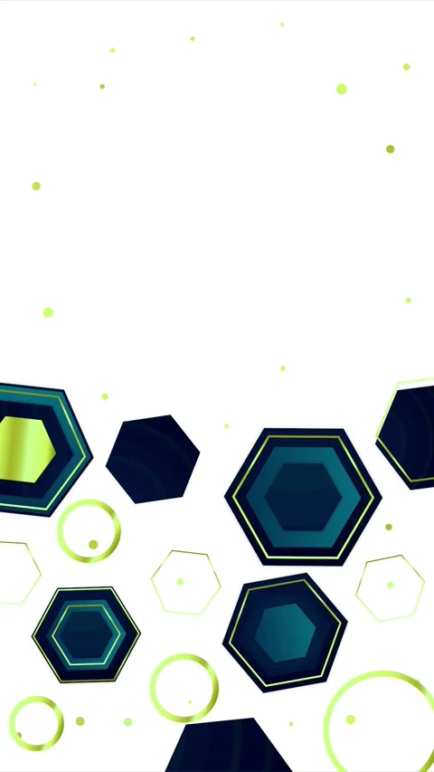 Geometric loop video Stock Footage 289502772