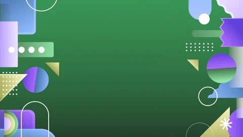 Geometric loop video Stock Footage 289502827