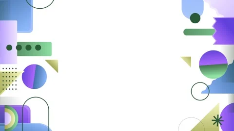 Geometric loop video Stock Footage 289502838