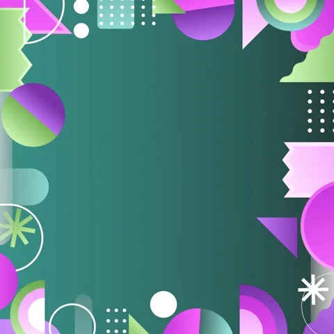 Geometric loop video Stock Footage 289503052