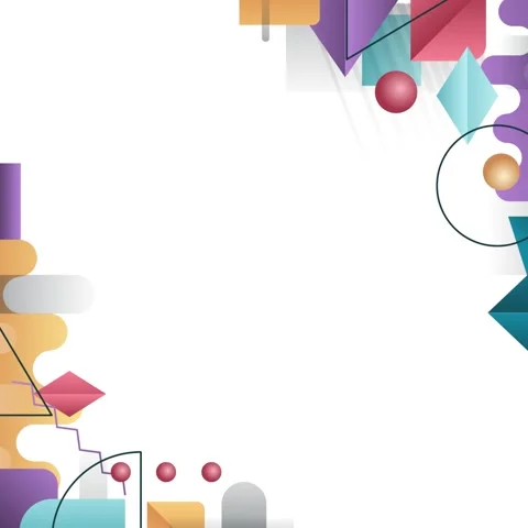 Geometric loop video Stock Footage 289503606