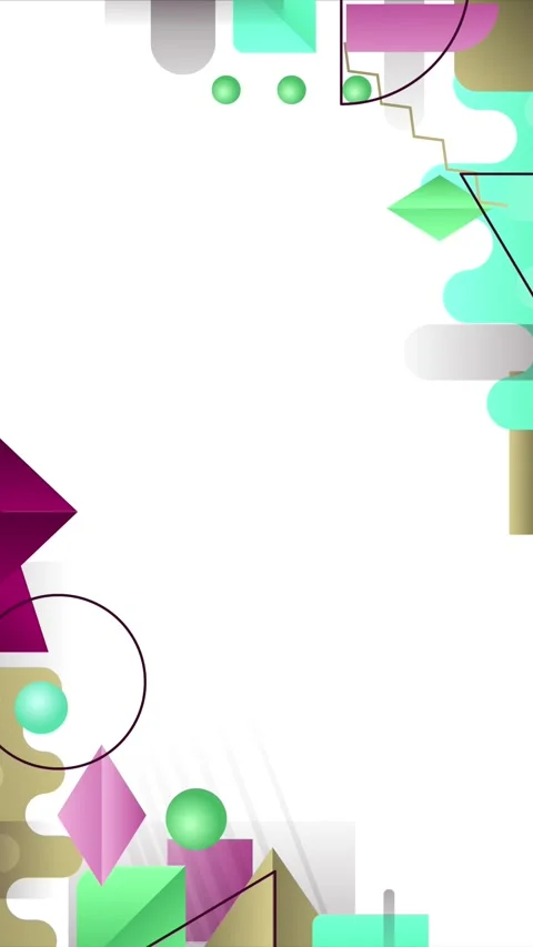 Geometric loop video Stock Footage 289503975