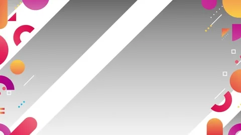 Geometric loop video Stock Footage 290293327