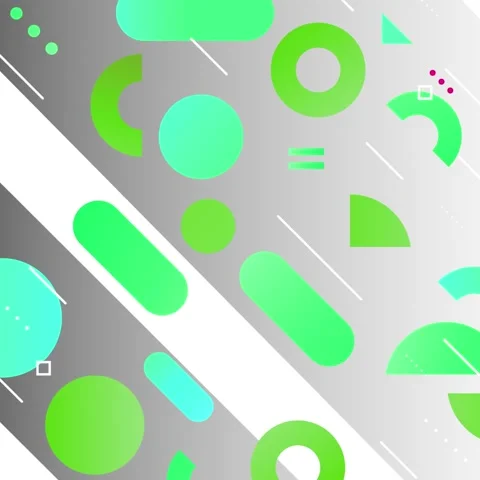 Geometric loop video Stock Footage 290293630