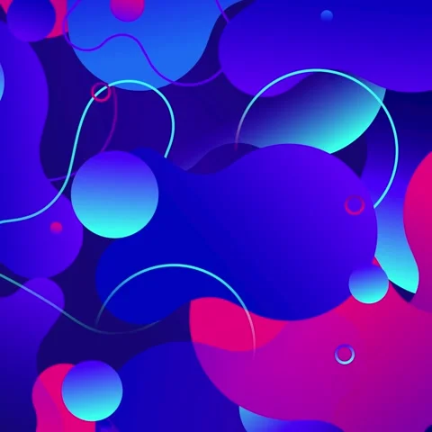 Geometric loop video Stock Footage 290294672