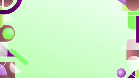 Geometric loop video Stock Footage 291245437