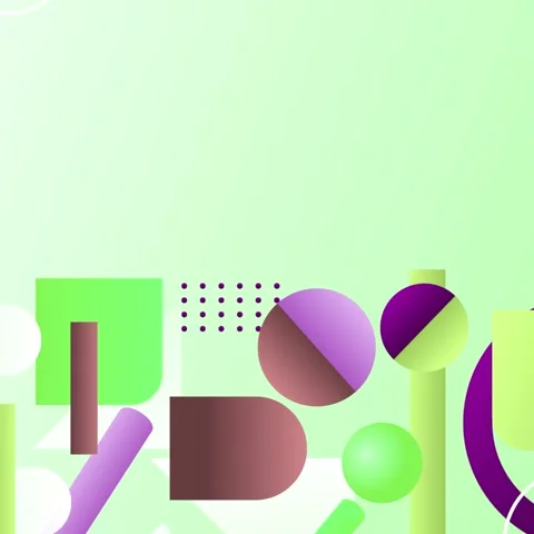 Geometric loop video Stock Footage 291245817