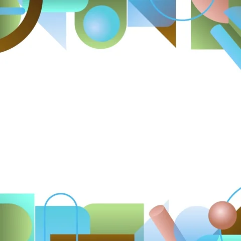 Geometric loop video Stock Footage 291245861