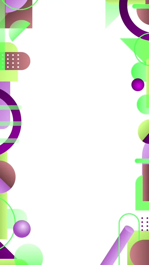 Geometric loop video Stock Footage 291246119